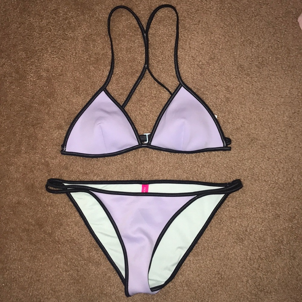 Purple Triangle Bikini